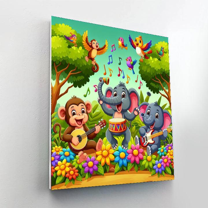 Colorful Jungle Jam Paint By Number