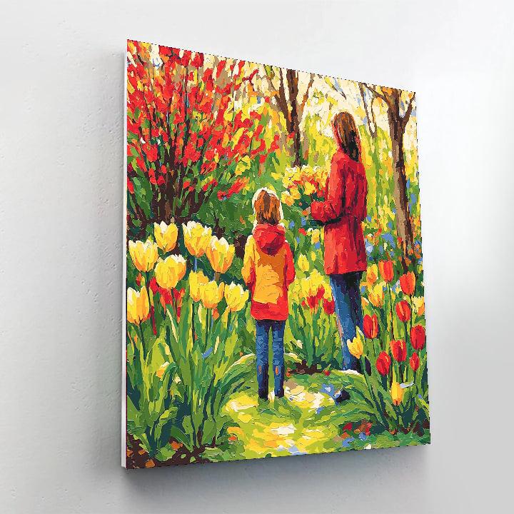 Blossoms Of Togetherness Numbered Painting Kits