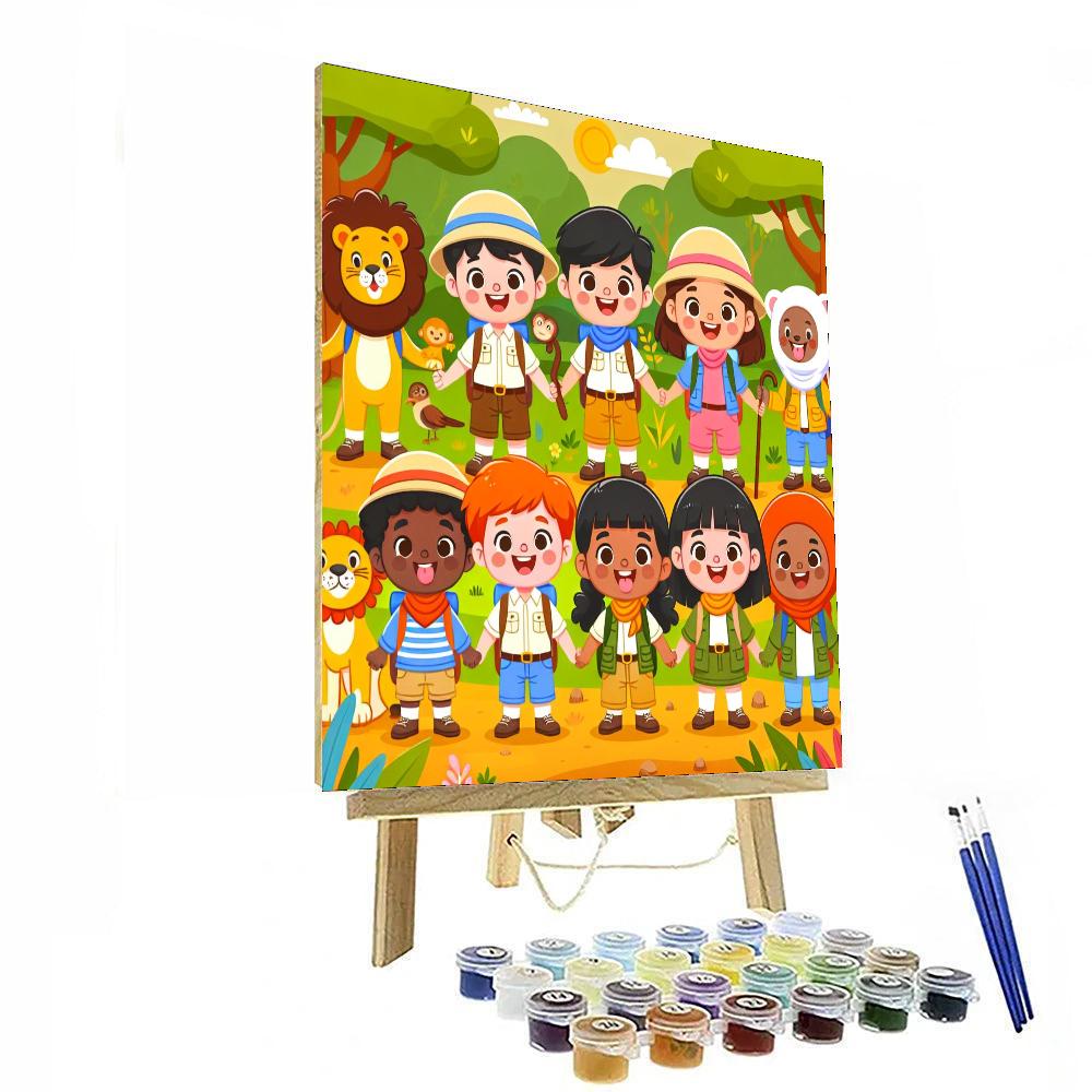 Animal Explorer Club Painting Number Kit