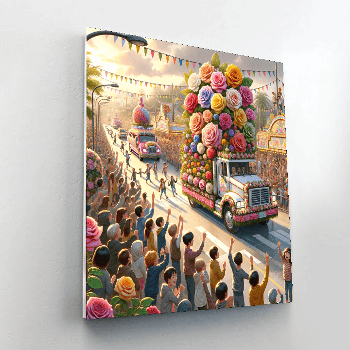 Portland Rose Festival - Oregon, Usa Painting By Numbers Kit