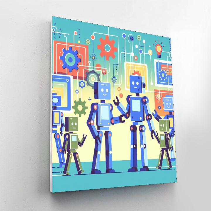 Rumbling Robots Numbered Painting Kits