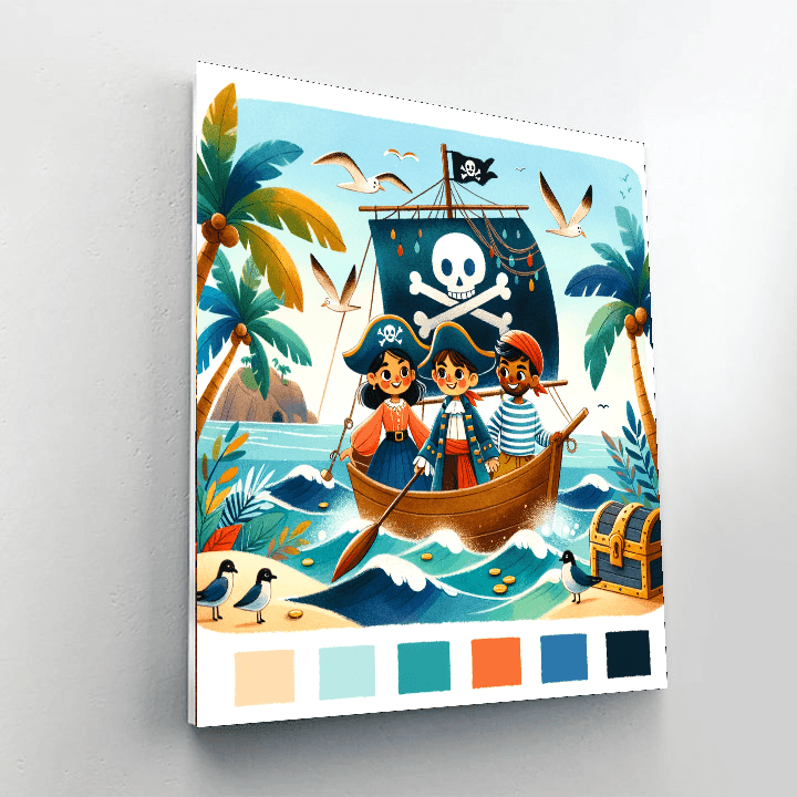 Heroic Adventure Pirates Paint By Color