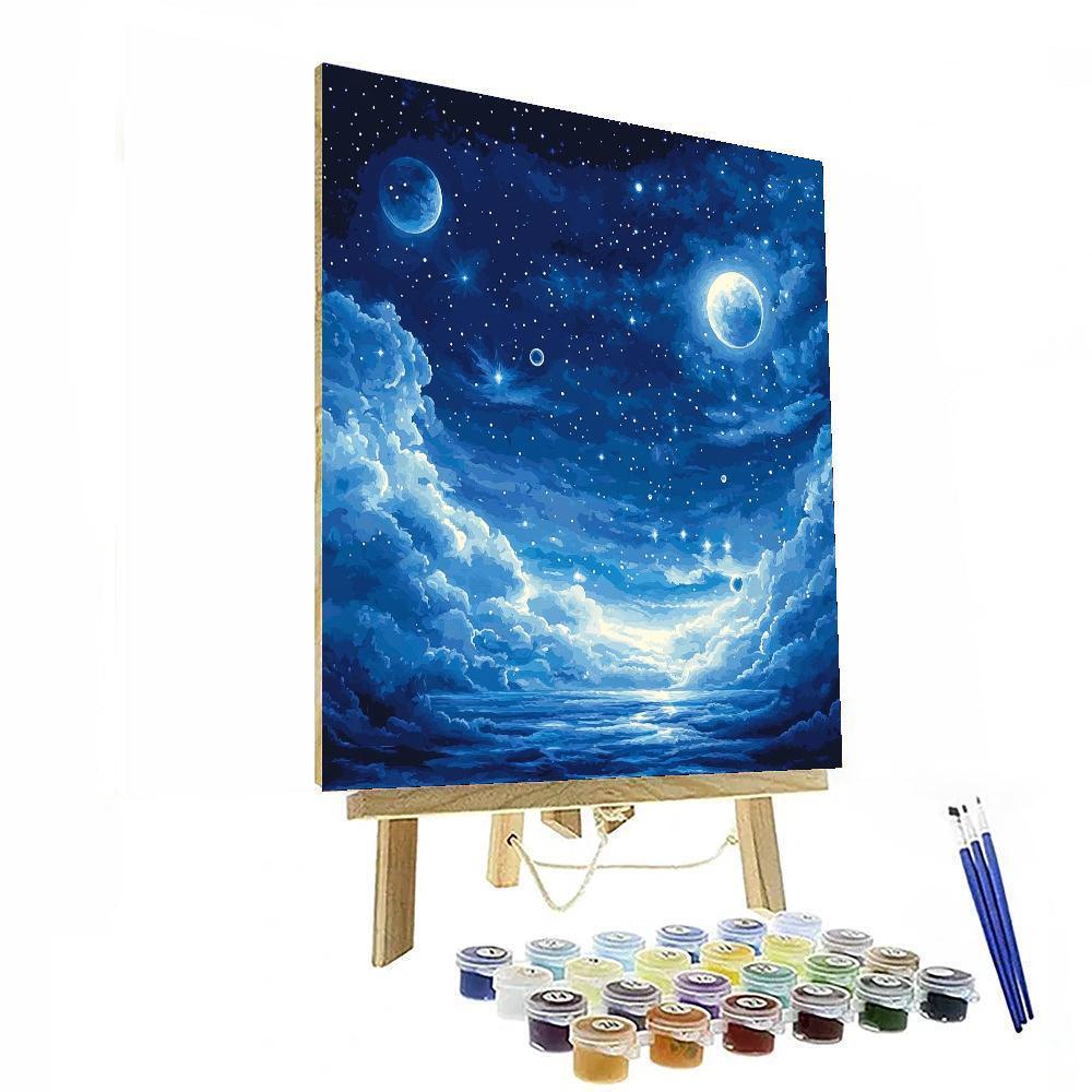 Claude Monet Inspired Ethereal Night  Paint By Numbers
