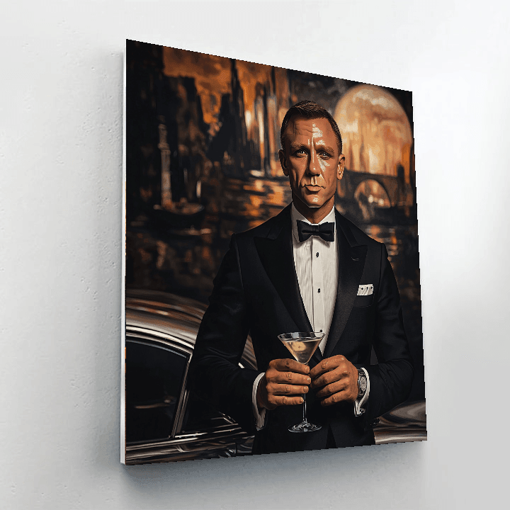 Daniel Craig: The Elegance Of The Bond Legacy Paint By Numbers Kits