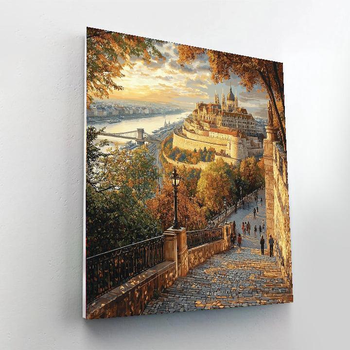 The Buda Castle District Painting Number Kit
