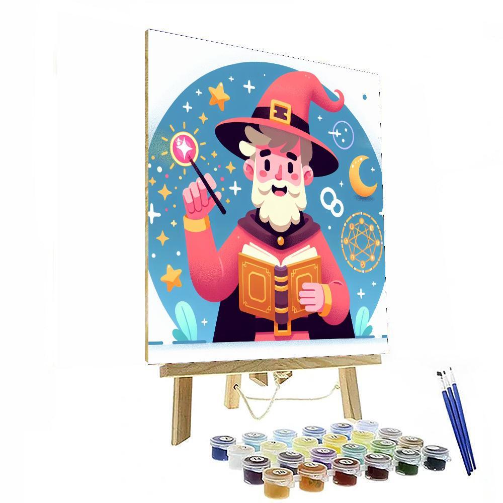 Wizard's Spellbook Paint By Numbers