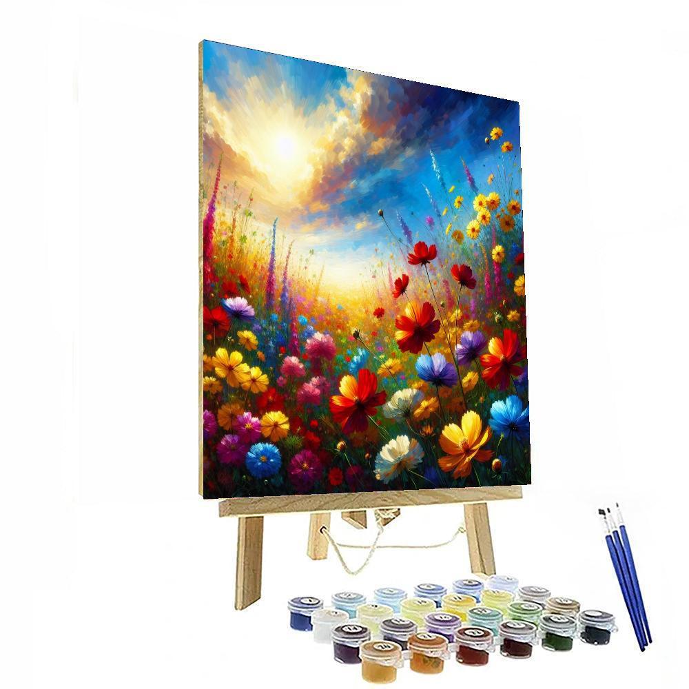 Sunlit Meadow Splendor - DIY Painting By Numbers Kit – Artistry Rack