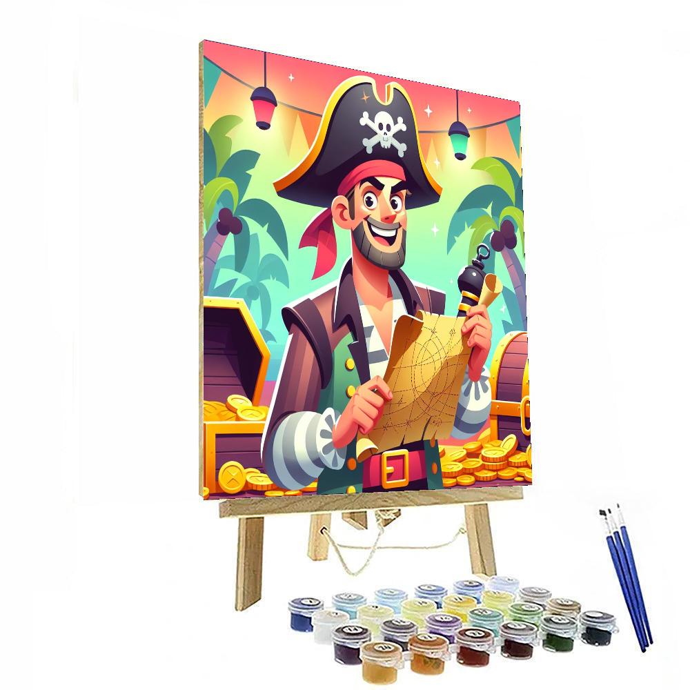 Mischievous Pirate Paint By Numbers Kits