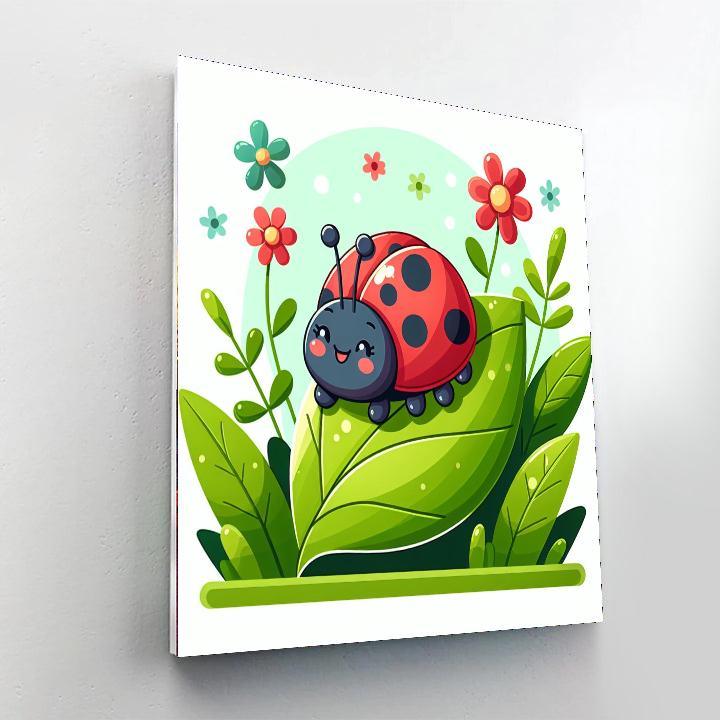 Lively Lady DIY Paint By Numbers
