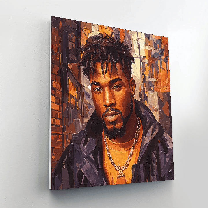 Michael B. Jordan: The Charismatic Champion Of Change Paint By Numbers