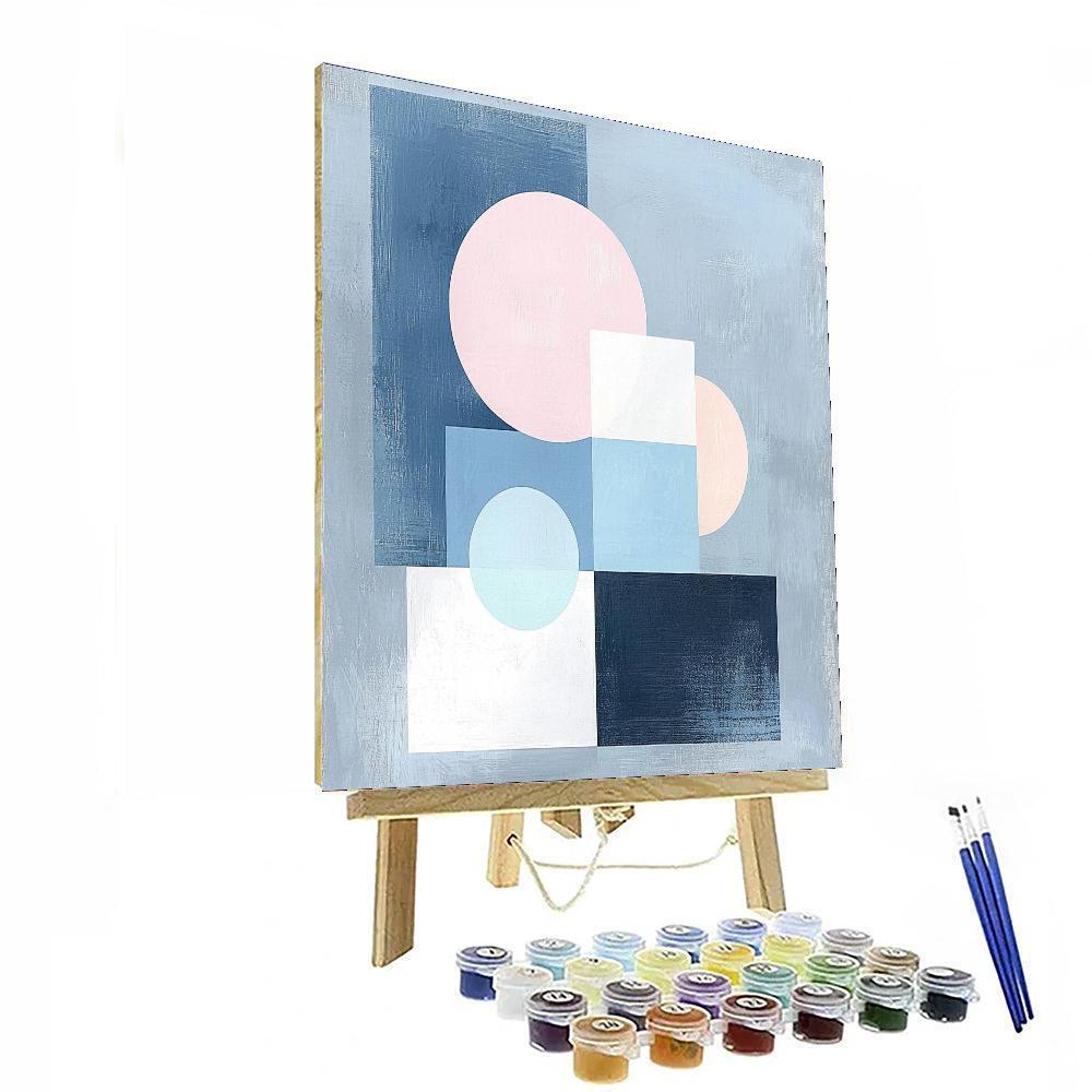 Kazimir Malevich Inspired Ethereal Forms  DIY Paint By Numbers