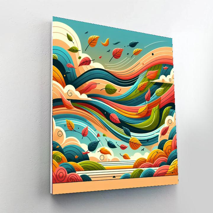 Whirling Winds Paint By Numbers Art