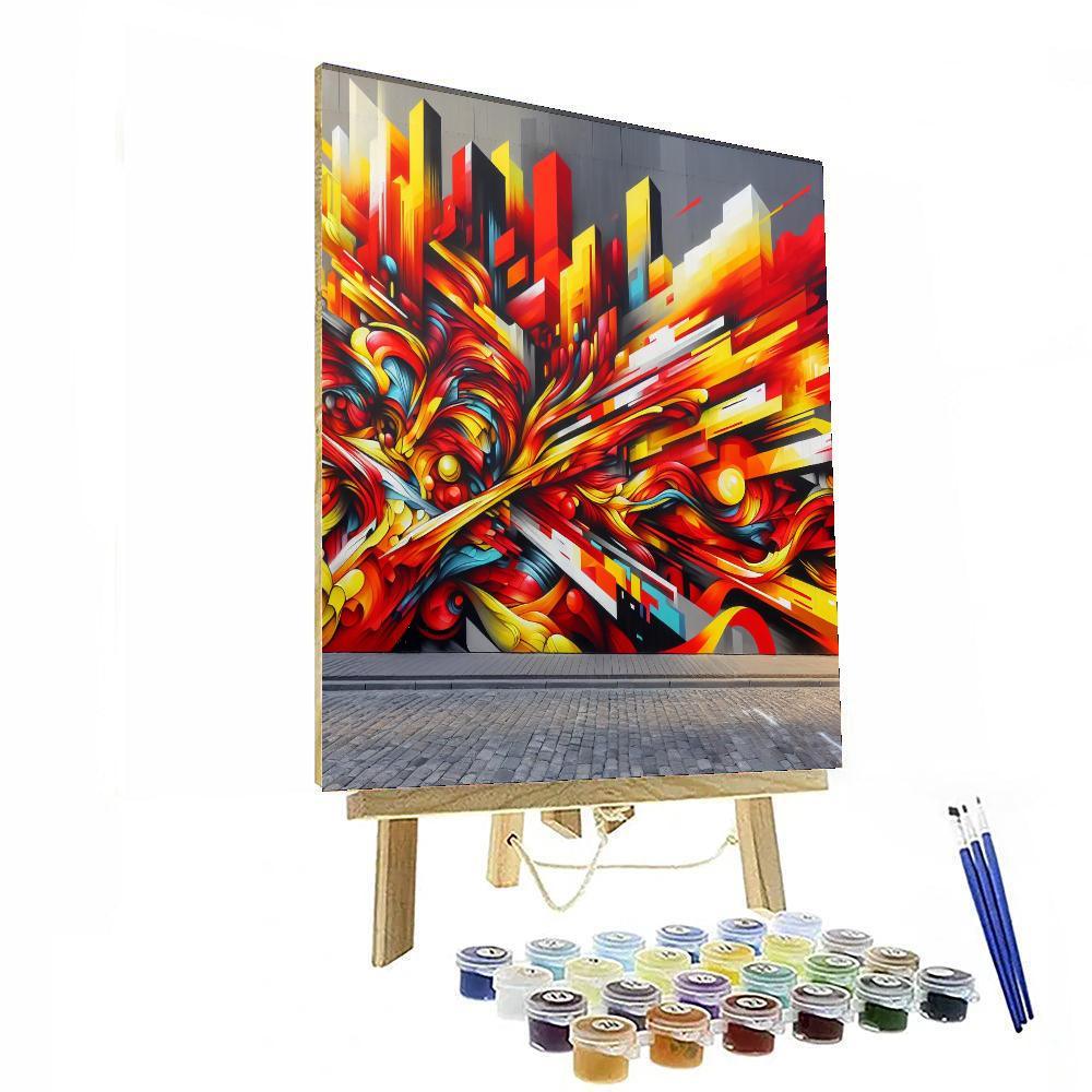 Urban Graffiti Expressions Paint By Numbers Kits