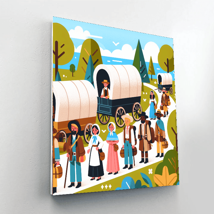 Pioneer Pioneer Trail Paint By Numbers Kits