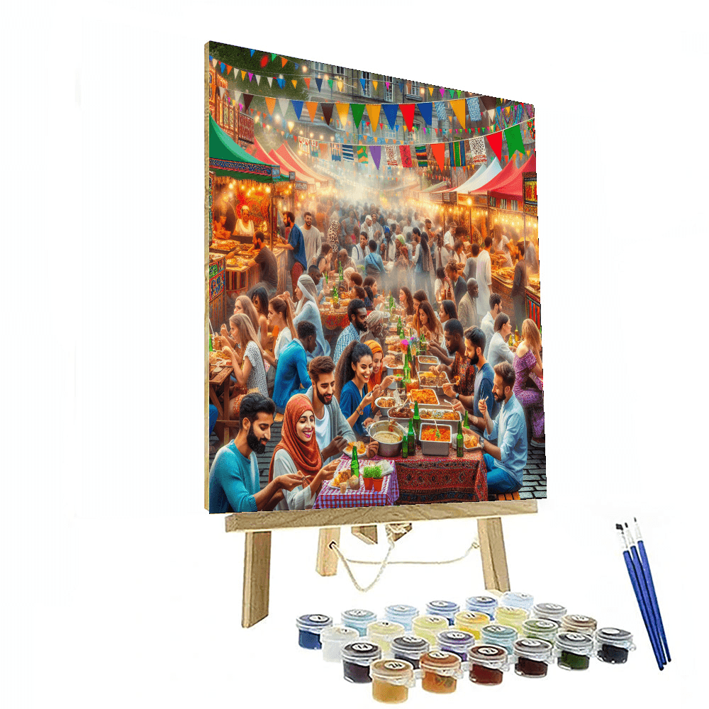 International Street Food Festival Paint By Numbers Kits