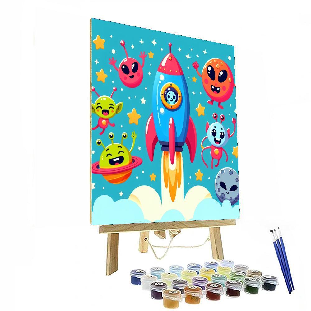 Joyful Space Adventures Paint By Number