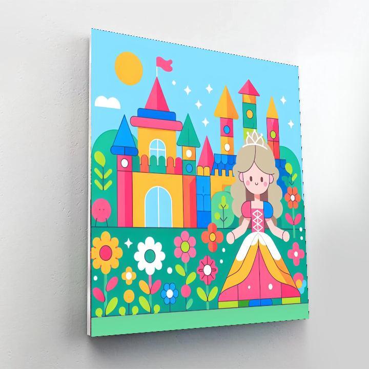 Princess Castle Dreamland DIY Paint By Numbers