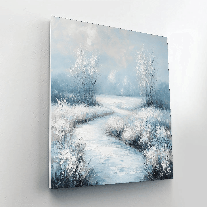 Monet Inspired Frosted Meadow  Paint By Number