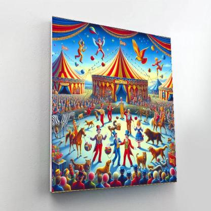 Cheerful Circus Fun Numbered Painting Kits