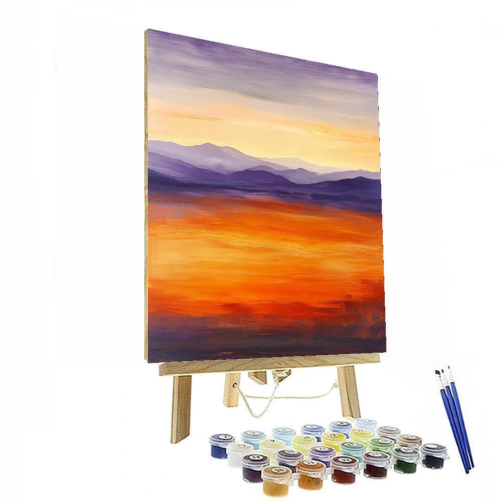 Mark Rothko Inspired Quiet Reflection  Painting Number Kit
