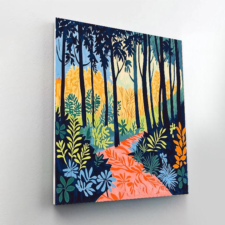 Henri Matisse Inspired Symphony In Green  Paint By Numbers Kits