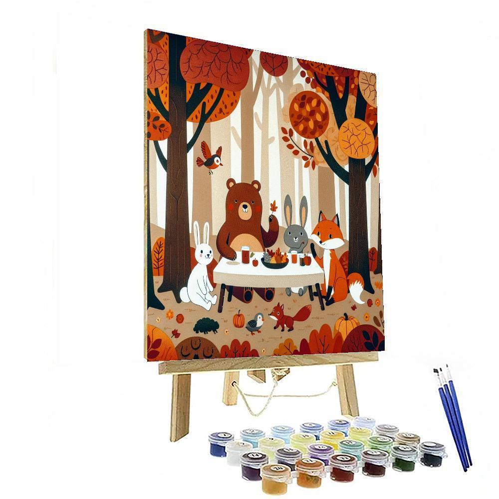 Fantastic Forest Feast Paint By Numbers