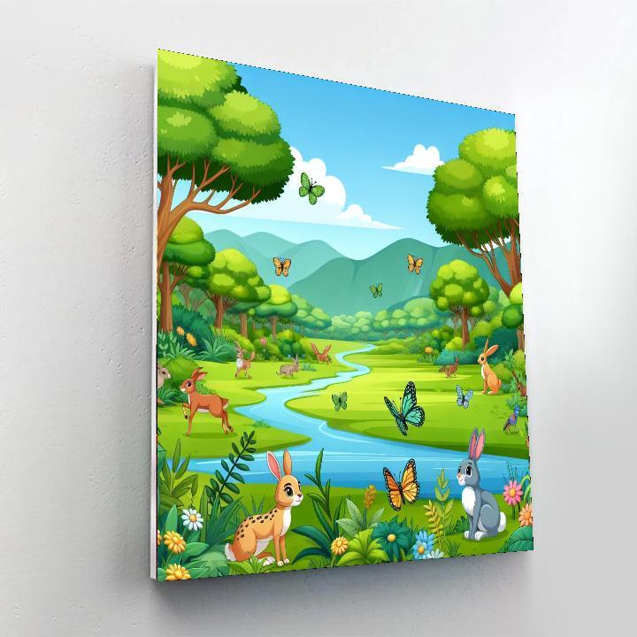 Exploring Eco-worlds Painting Number Kit