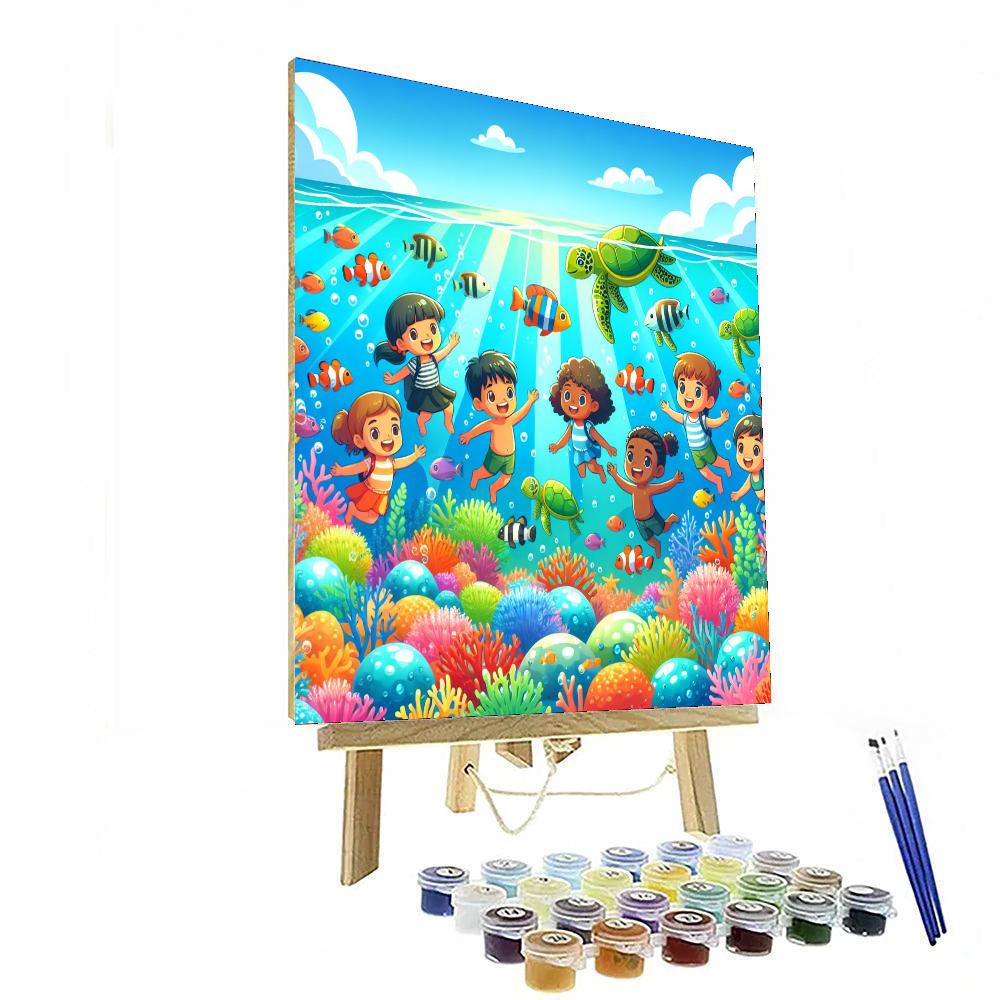 Exploration Of The Ocean Depths Painting By Numbers Kit