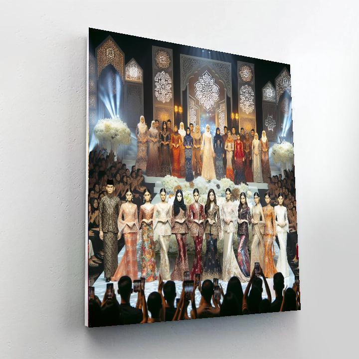 Karnival Ratu Kebaya - Malaysia Numbered Painting Kits