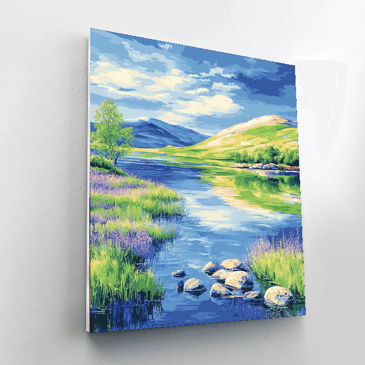 Turner Inspired Mystical Lake Reflection Paint By Numbers Kits