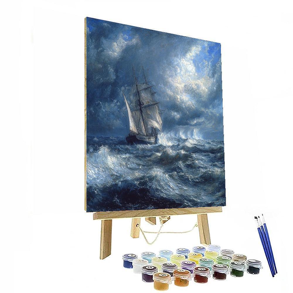 J.M.W. Turner Inspired Sea Voyage Odyssey  Painting By Numbers Kit