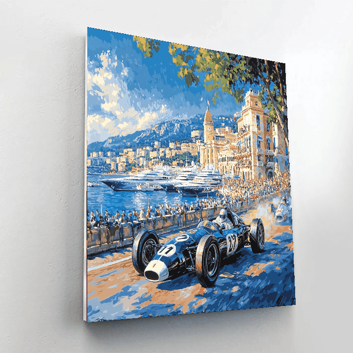 Monaco Grand Prix Paint By Numbers Kits