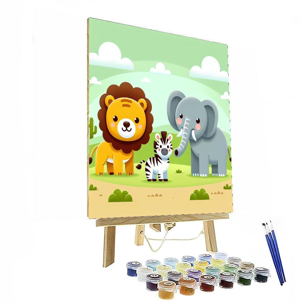 Safari Exploration Journey Paint By Color
