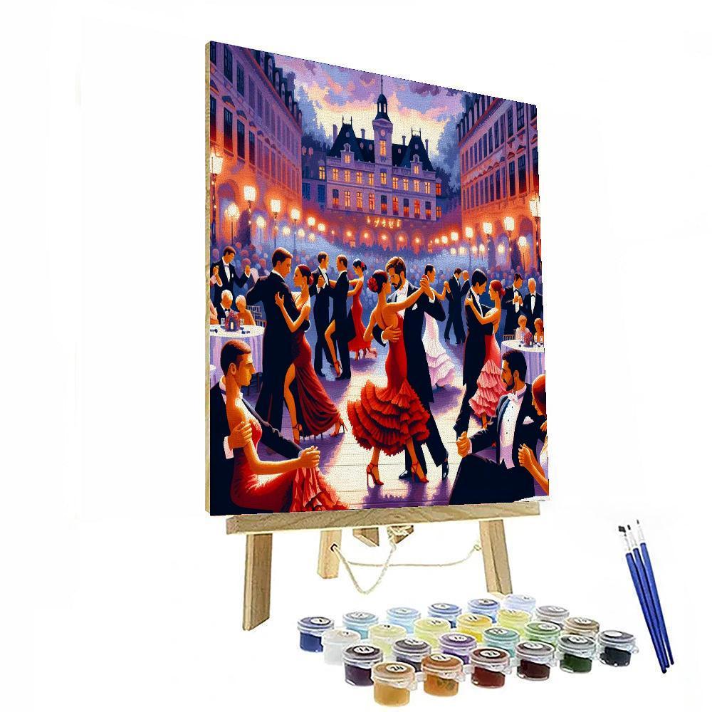 Toulouse International Tango Festival - France Painting Number Kit