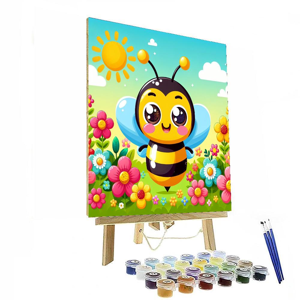 Funny Bee Painting By Numbers Kit