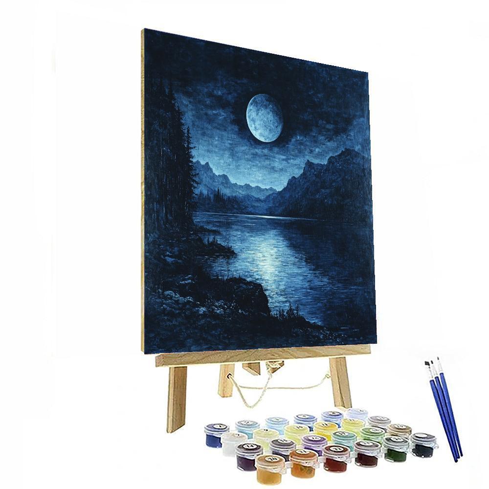 Arnold Böcklin Inspired Gothic Nocturne  Paint By Number