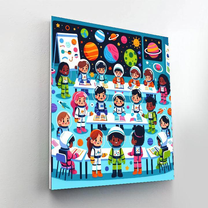 Space Academy Paint By Numbers