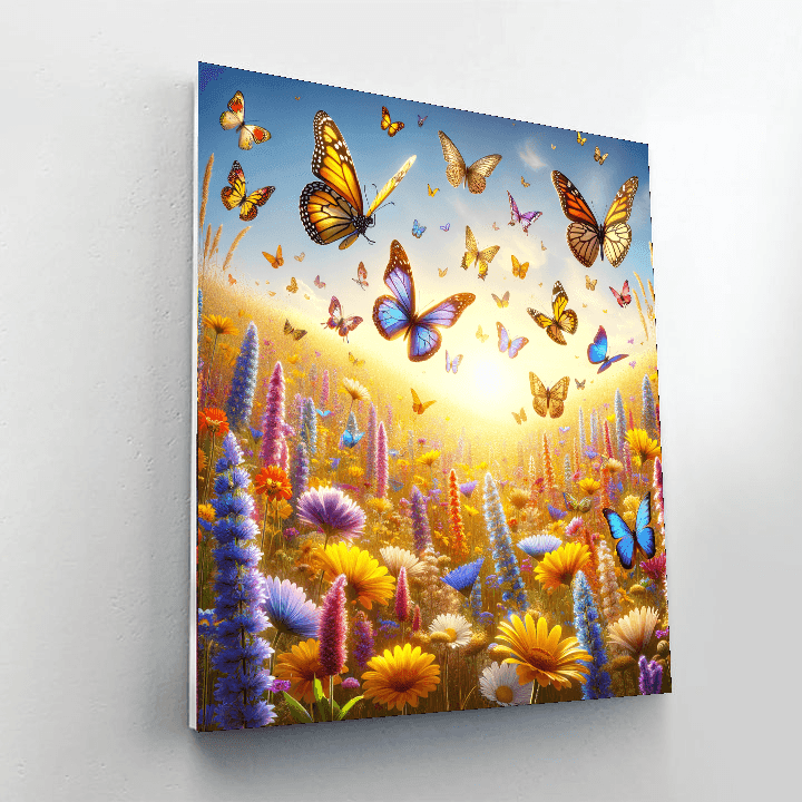 Butterfly Meadows Paint By Numbers Kits