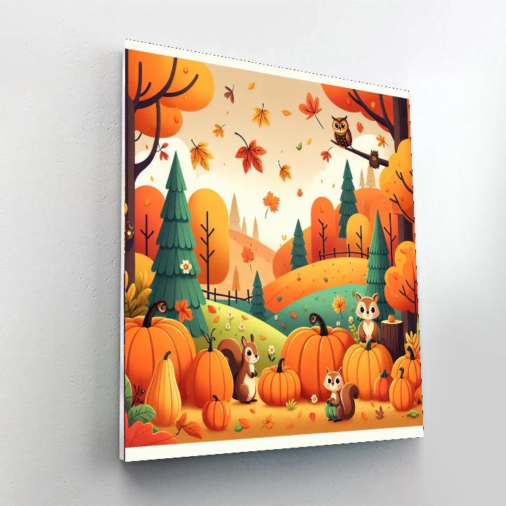 Enchanting Autumn Festival Paint By Color