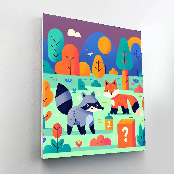 Curious Critter Chronicles Paint By Numbers Art