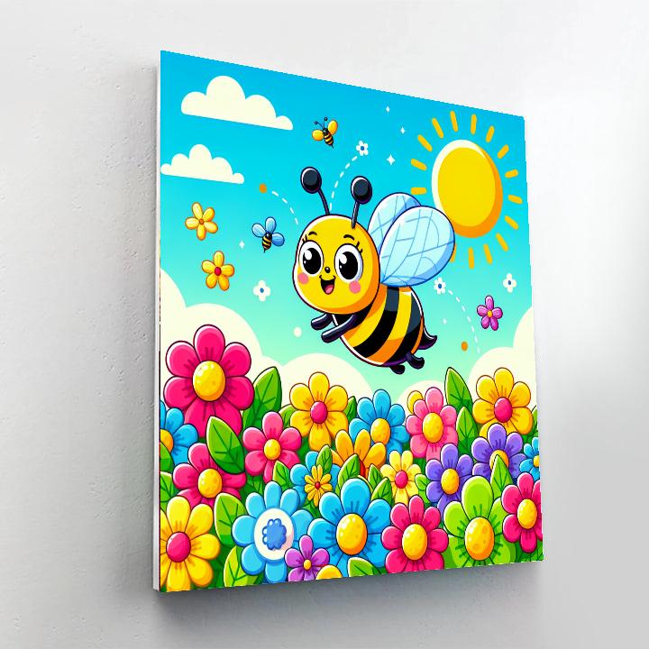 Dancing Bee Paint By Color