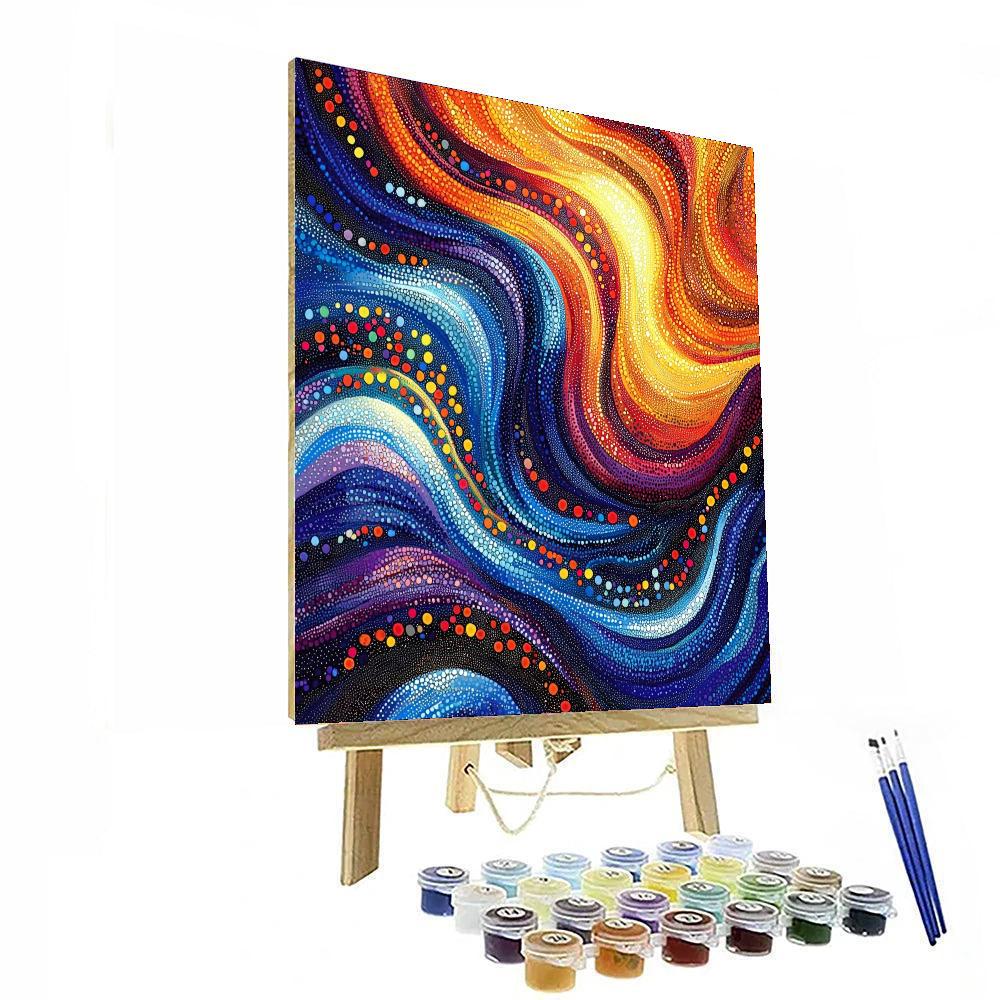 Georges Seurat Inspired Waves Of Energy  Paint By Numbers Kits