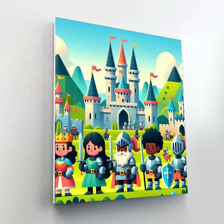 Magical Kingdom Adventures Paint By Numbers Art