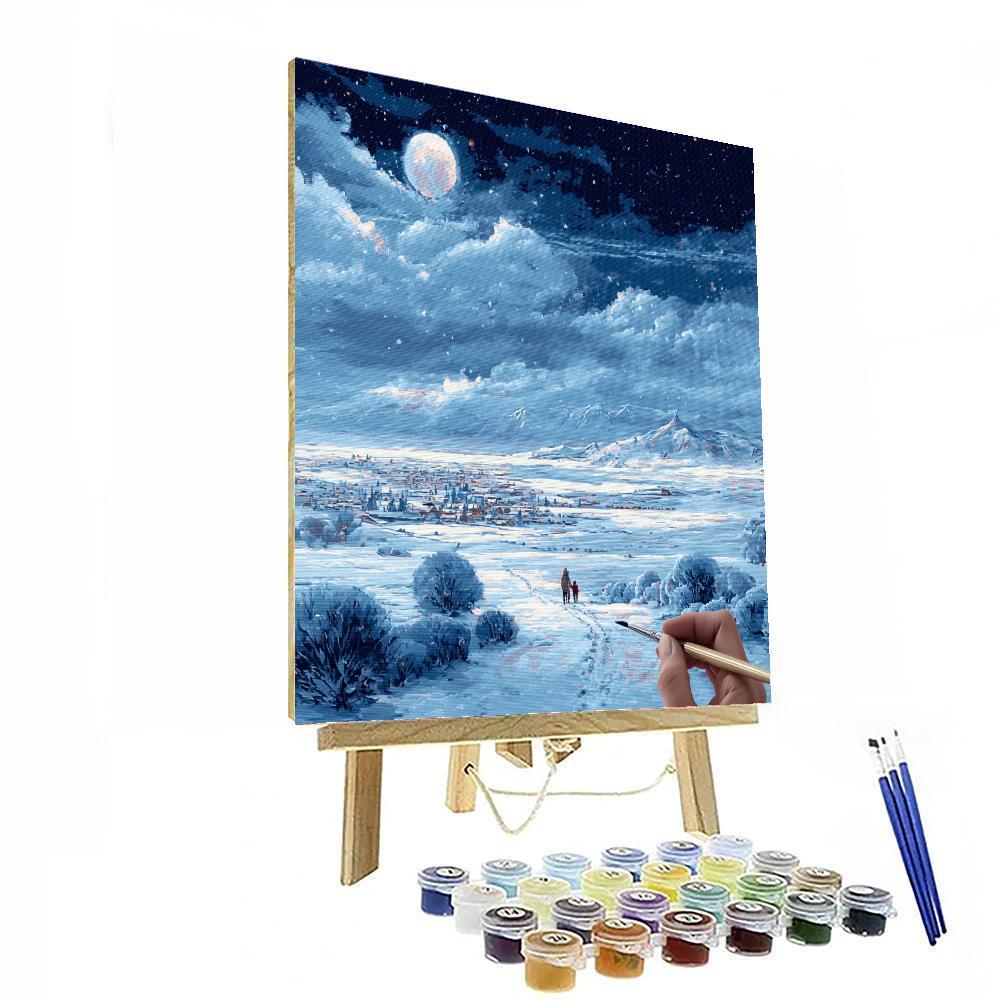 Beneath The Winter Stars Paint By Numbers Kits