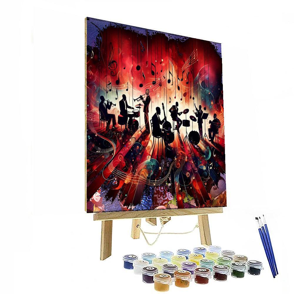 Jazz Club Nightlife Paint By Numbers Art