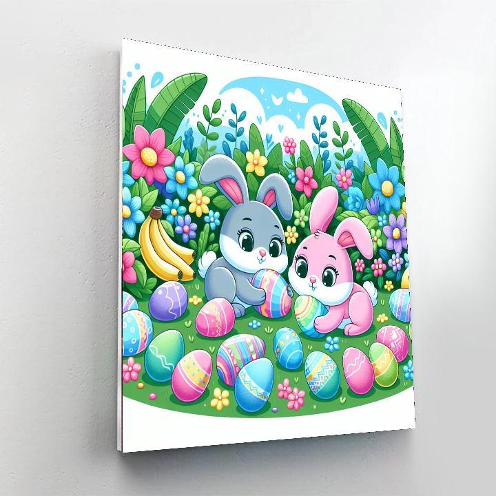 Easter Egg Wonderland Painting By Numbers Kit