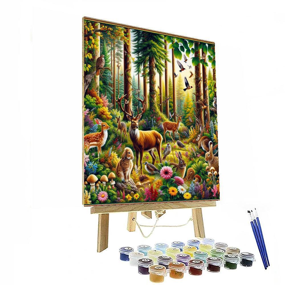 Adventurous Forest Expedition Numbered Painting Kits