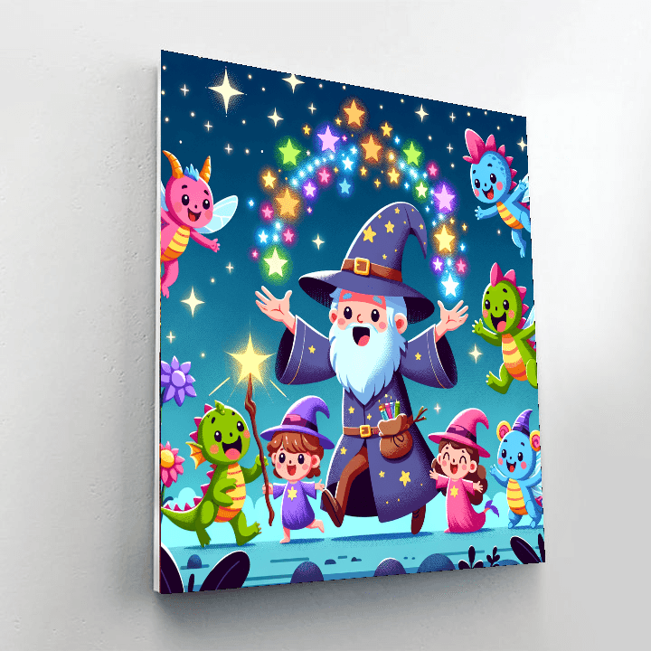 Whimsical Wizarding World DIY Paint By Numbers