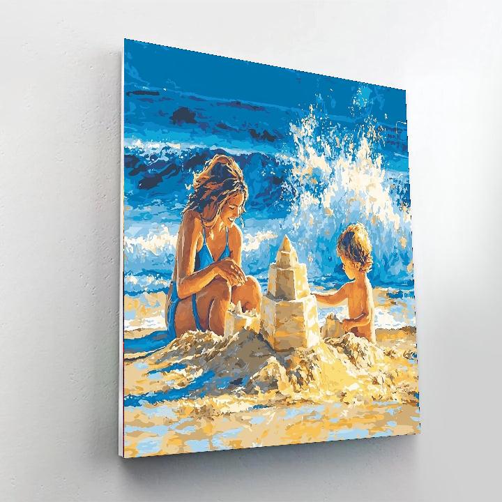 Memories On The Shore DIY Paint By Numbers