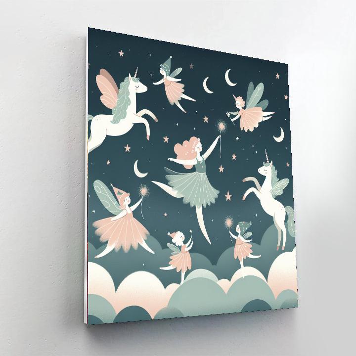 Enchanted Evening Frolic Painting By Numbers Kit